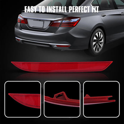 Fit 2016-2017 Honda Accord Sedan Rear Bumper Trim Molding & Reflector Tail Light