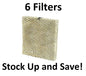 Solid Spare (6) Humidifier Furnace Filter for Aprilaire Model 500M NEW