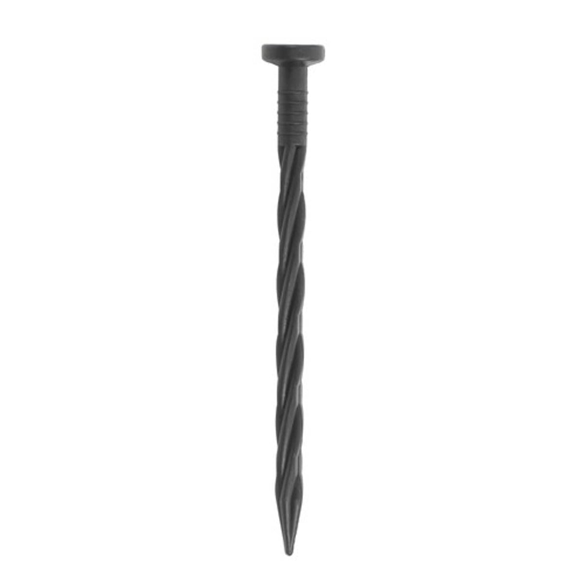 Solid Spare No Dig Lawn Border L-shaped Lawn Garden Edging Kit Plastic With Anchoring Spikes