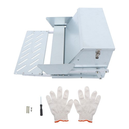 Solid Spare 20lb Automatic Chicken Feeder Poultry Feeders Standard Size For 6-12 Chickens