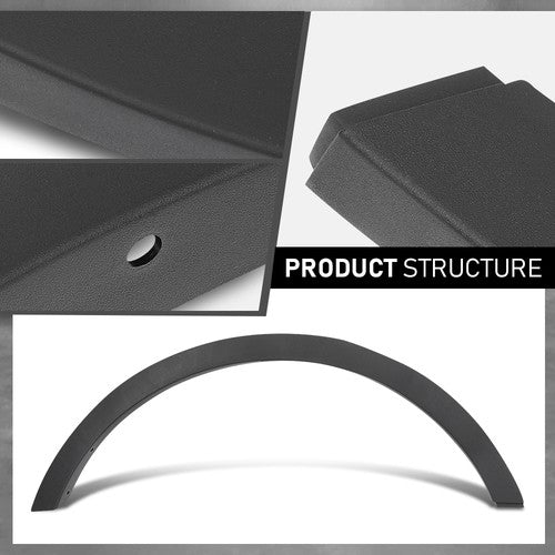 Solid Spare Rear Right Side Fender Flare Wheel Arch Molding Fit For 2013-2016 Ford Escape