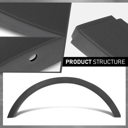 Solid Spare Rear Right Side Fender Flare Wheel Arch Molding Fit For 2013-2016 Ford Escape