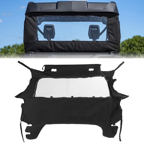 Solid Spare Soft Rear Panel Window Windshield For UTV Honda Pioneer 700/700-4 2014-2025