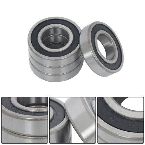 Solid Spare 10 Pack 6207-2RS 35mm x72mm x17mm Deep Groove Ball Bearing Rubber Sealed