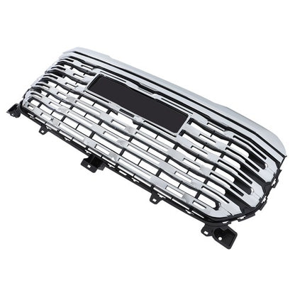 Solid Spare For GMC Sierra 1500 2022-2024 84878064 Front Upper Grille W/ Camera Hole Chrome