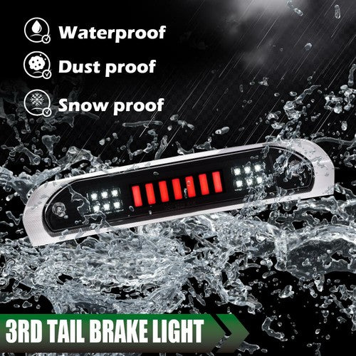Solid Spare LED 3rd Tail Brake Light Cargo Lamp Fit For 02-09 Dodge Ram 1500 2500 3500