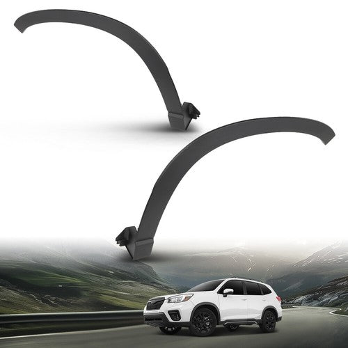 Solid Spare Fit For 19-21 Subaru Forester Front Left+Right Fender Flare Wheel Arch Molding