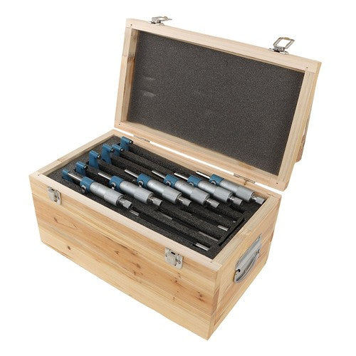 Solid Spare 0-6" Precision Outside Micrometer Set 0.0001" Carbide Standards 6 PC Set