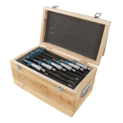 Solid Spare 0-6" Precision Outside Micrometer Set 0.0001" Carbide Standards 6 PC Set
