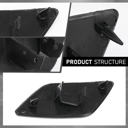 Solid Spare Fit For 2005-2008 Audi A6 Quattro Headlight Washer Cover Cap Left & Right Side
