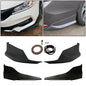 Solid Spare Rear & Front Lip Side Apron Underbody 4PC For 16-17 Honda Accord Sedan HFP Style