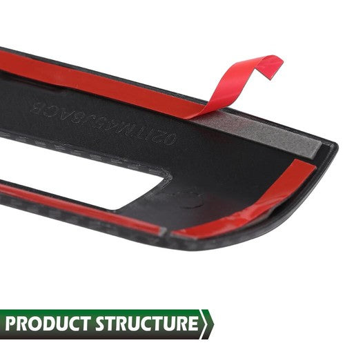 Solid Spare Fit For 20-23 Chevy Corvette C8 Carbon Look Heads Up Display Panel Cover Trim