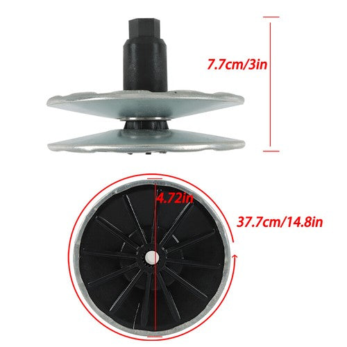 Solid Spare MIA12482 Transmission Variator Pulley Kit For John Deere D105 E100 X105 X106