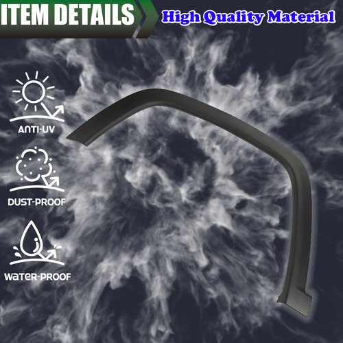 Solid Spare Fit For 2017-2022 Jeep Compass Front Left Wheel Molding Fender Flare Textured
