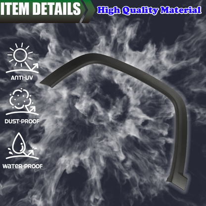 Solid Spare Fit For 2017-2022 Jeep Compass Front Left Wheel Molding Fender Flare Textured