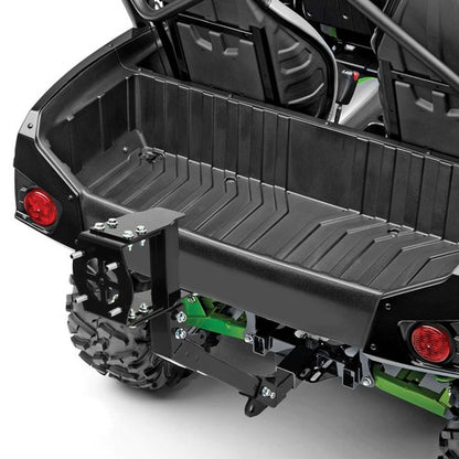 Solid Spare Black Steel Hitch Mounted Spare Tire Carrier For 2014-2025 Kawasaki Teryx4 800