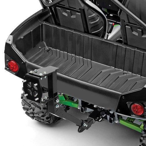 Solid Spare Black Steel Hitch Mounted Spare Tire Carrier For 2014-2025 Kawasaki Teryx4 800