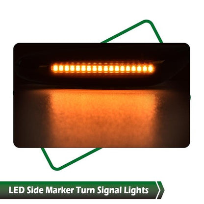 Solid Spare LED Side Marker Light Sequential Turn Signal Fit For BMW X1 X3 325i 328i 335i