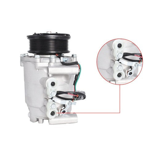 Solid Spare A/C Compressor W/Clutch 38870PNB006 For Honda CR-V 2002-2006 2.4L 38810PNB006