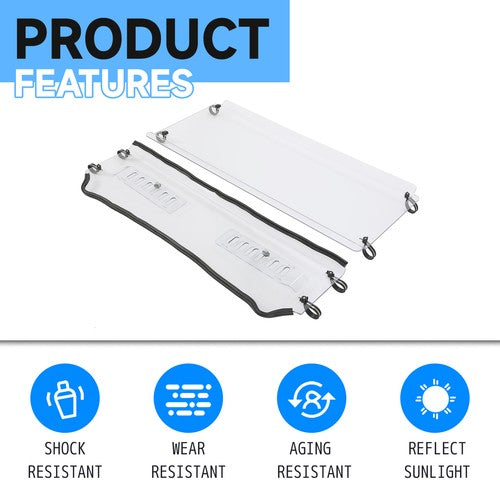Solid Spare Clear Front Vented Windshield For Kubota RTV 900 RTV 900XT RTV 900XTG RTV900