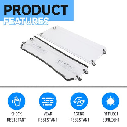 Solid Spare Clear Front Vented Windshield For Kubota RTV 900 RTV 900XT RTV 900XTG RTV900