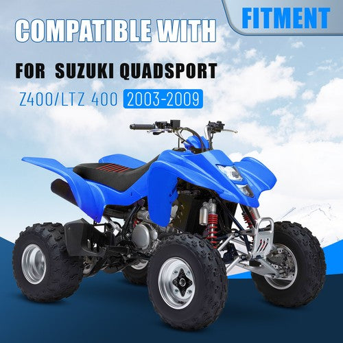 Solid Spare Red Gripper Seat Cover Anti-Slip For Suzuki Quadsport Z400 LTZ400 2003-2009 2008