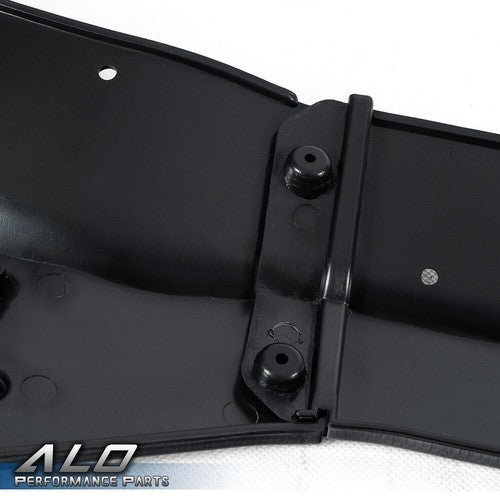 Solid Spare Fit For 2015-2020 Dodge Charger SRT V2 Style Front Bumper Lip Body Kit Black