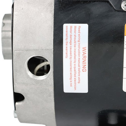 Solid Spare 5HP Compressor Duty Electric Motor 1Phase 3450RPM 56HZ Frame 7/8" Shaft 230V New