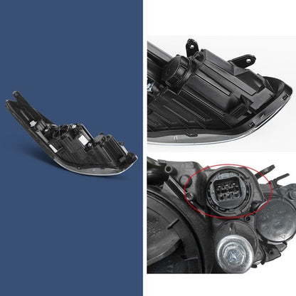 Solid Spare Fit For 2011-2013 Hyundai Elantra Headlight Assembly Left Right Halogen Headlamp