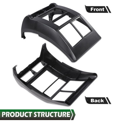 Solid Spare Fit For 97-02 Jeep Wrangler TJ Double Din Dash Bezel Radio Stereo Mounting Kit