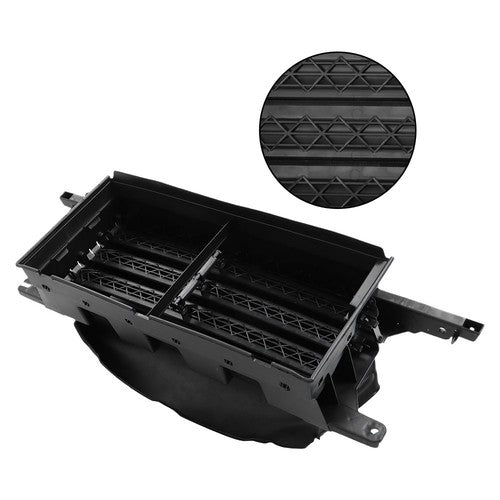 Solid Spare Upper&Lower Radiator Grille Air Shutter Assembly FL3Z8475F For Ford F-150 15-17