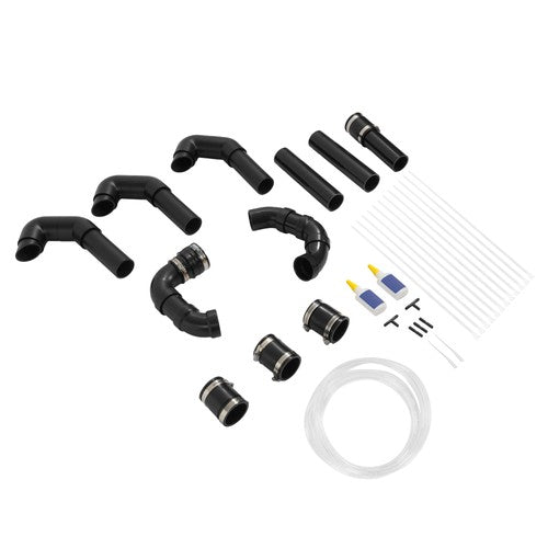 Solid Spare Snorkel Kit For Polaris RZR RZR S 800 2008 2009 2010 Plastic (ABS+PVC) Clamp-on