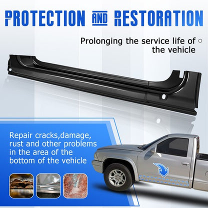 Solid Spare For 1997-2004 Dodge Dakota 2 door Extended / Club / Regular Cab Rocker Panels