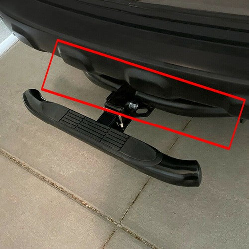 Solid Spare Bumper Class III Trailer Hitch 2" Receiver For Honda CRV 2007-2011 Powder Coated