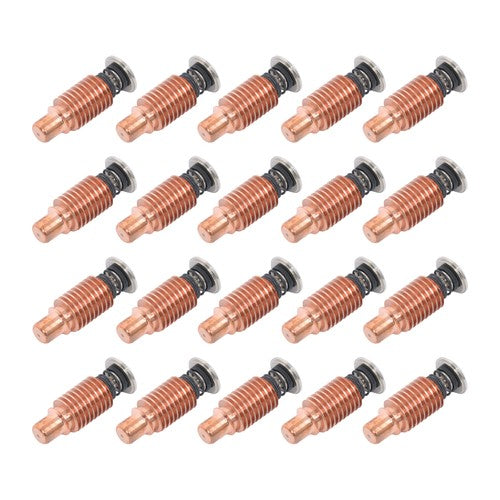 Solid Spare 125 Series Torch 20pcs 220971 Plasma Cutting Electrodes 45A-125A Fit Plasma