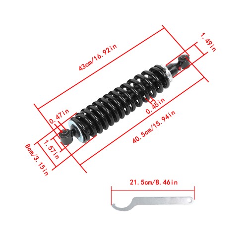 Solid Spare Rear Shocks 5UG-F2210-00-00 2004 For Yamaha Rhino 660 4x4 (YXR660FA)/(YXR660FAH)