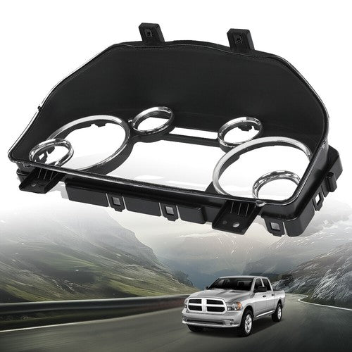 Solid Spare Fit For 2013-2018 Dodge Ram 1500 2500 Instrument Speedometer Gauge Cluster Lens