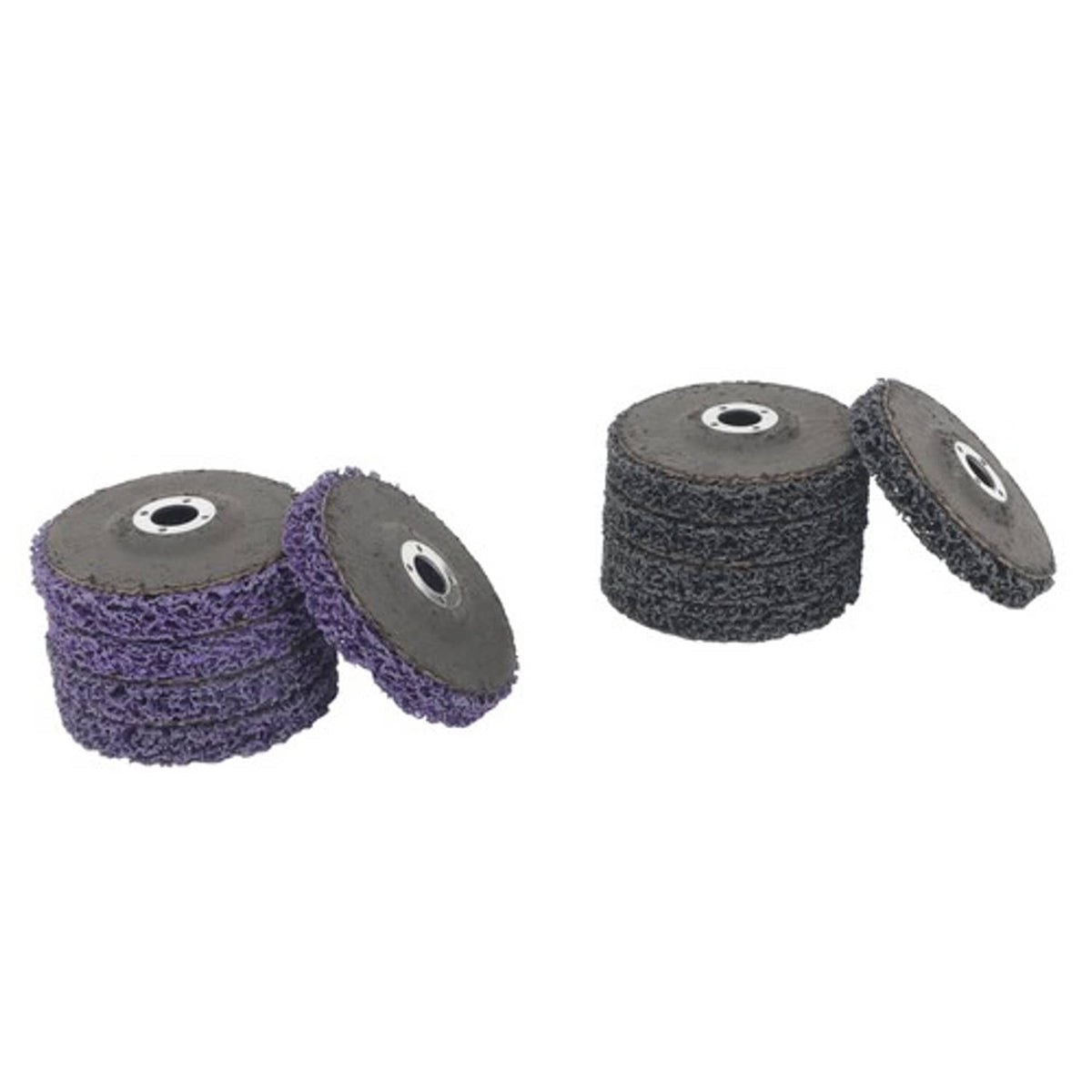 Solid Spare For Metal and Wood (6 Black, 6 Purple) 12 Pack: 4 x 5/8" Diamond Grinding Discs