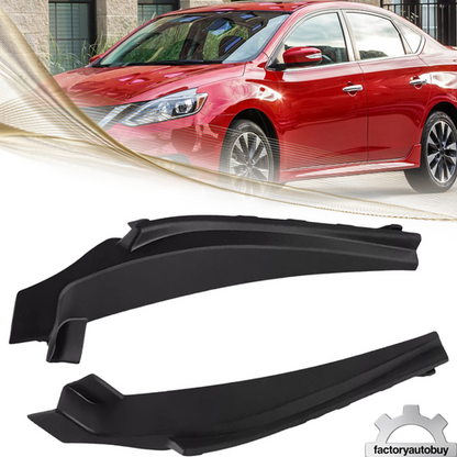 For 2013-2019 Nissan Sentra Front Windshield Wiper Side Cowl Extension Cover 2PC