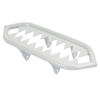 Solid Spare For Yamaha Banshee YFZ 350 (1987-2006) Silvery Powder-Coated Front Bumper Steel