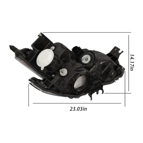 Solid Spare Headlamp Left / Driver Side HID Headlight Assembly For Nissan Maxima 2009-2014