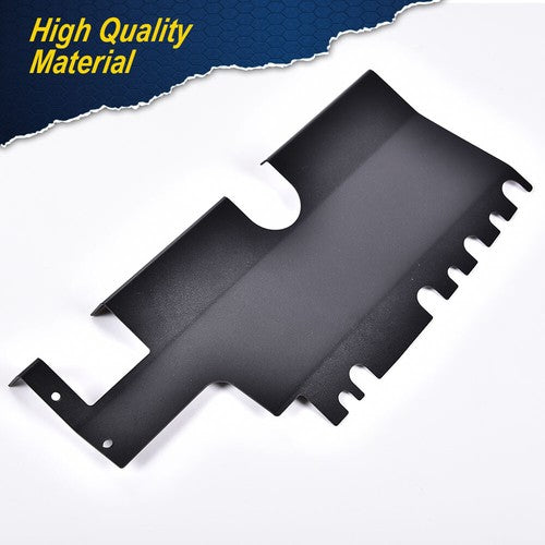 Solid Spare Radiator Shroud Cooling Plate Kit Fit For 2015-2018 Subaru WRX & STi Black