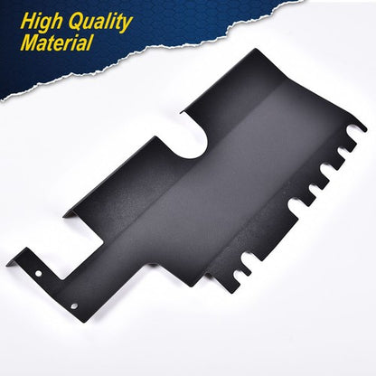 Solid Spare Radiator Shroud Cooling Plate Kit Fit For 2015-2018 Subaru WRX & STi Black