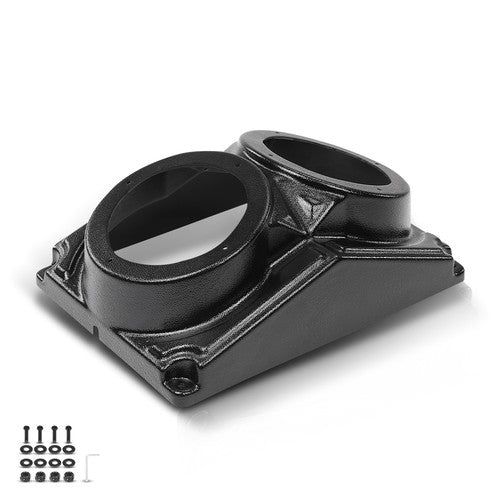 Solid Spare 6.5" Overhead Roof Mount Speaker Pods Audio Kit Enclosure For Polaris/Can Am/UTV