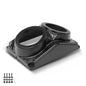 Solid Spare 6.5" Overhead Roof Mount Speaker Pods Audio Kit Enclosure For Polaris/Can Am/UTV