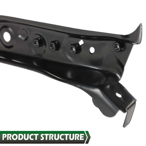 Solid Spare Fit For 2013-2017 Nissan Sentra Black Radiator Right Upper Bracket Prop Frame