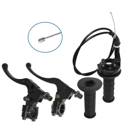 Solid Spare Handlebar Grip 7/8" Throttle Cable Clutch Brake Lever For Honda Baja Doodlebug