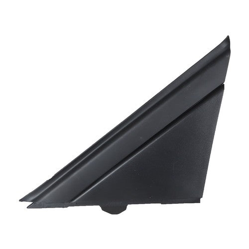 Solid Spare Left & Right Door Mirror Flag Cover Moldings Gloss Black For Fiat 500 2012-2017