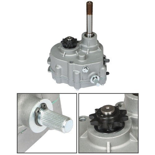 Solid Spare Transmission Forward Reverse Gear Box Replacement For Go Kart 2HP-13HP Engine