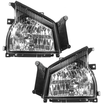 For 2004-2007 Isuzu NPR NQR 2006-07 GMC W4500 Headlight+Corner Light With Motor